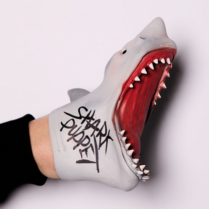 LIMITED EDITION AUTOGRAPHED SHARK PUPPET COLLECTABLE