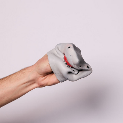 LIMITED EDITION AUTOGRAPHED SHARK PUPPET COLLECTABLE