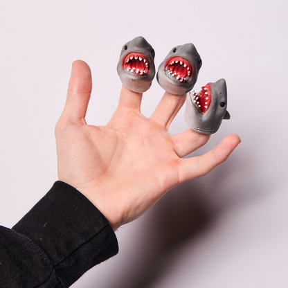 OFFICIAL MINI SHARK BABY PUPPET SET OF THREE