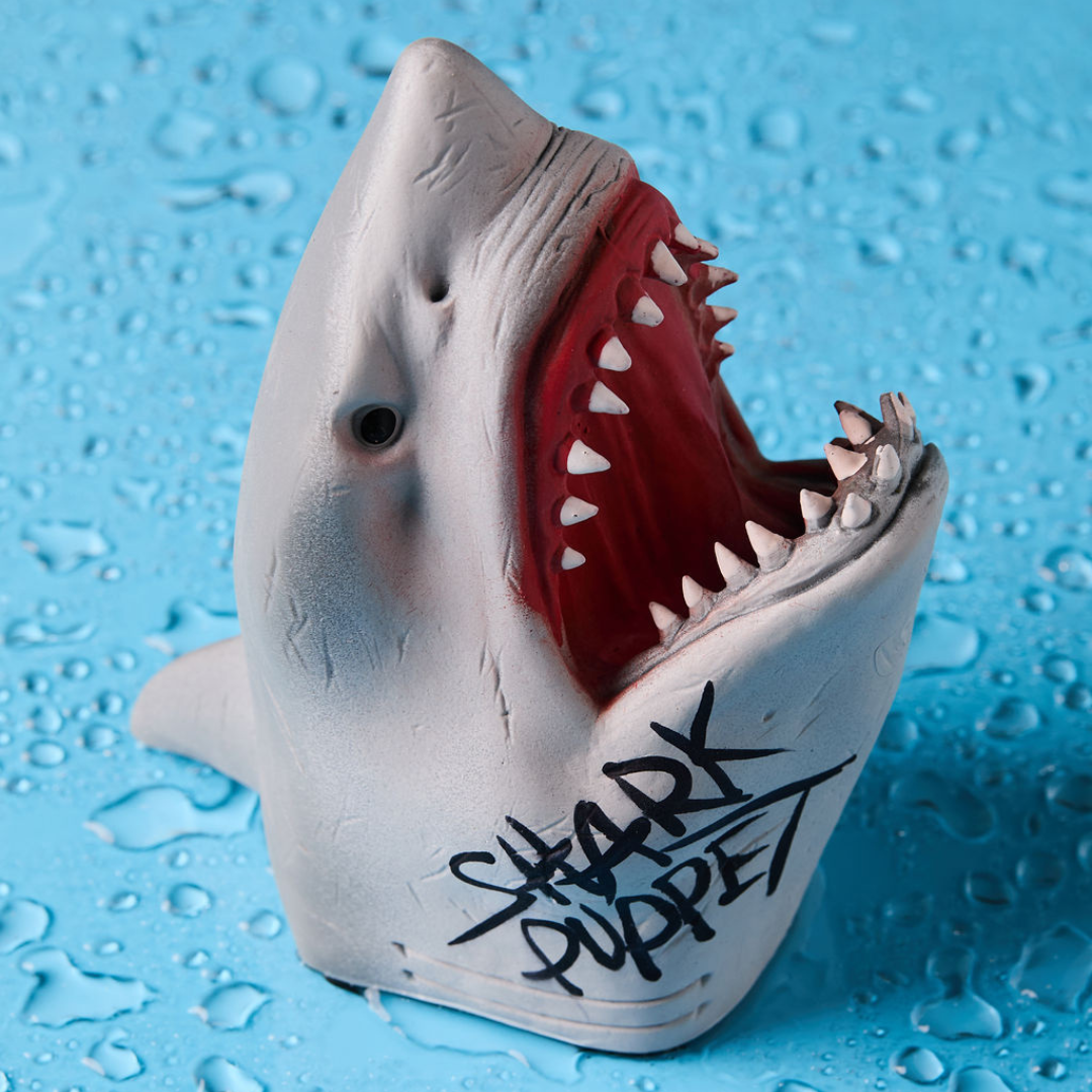 LIMITED EDITION AUTOGRAPHED SHARK PUPPET COLLECTABLE