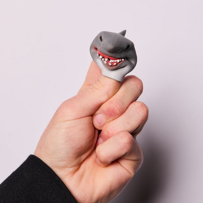 OFFICIAL SHARK PUPPET AND SHARK BABY SET